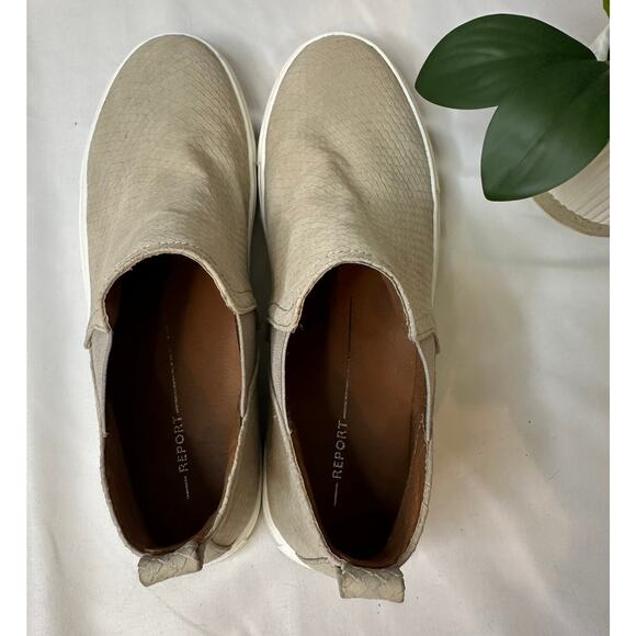Report Neutral Women's Beige Slip-on Sneakers Size 9 - Picture 4 of 6